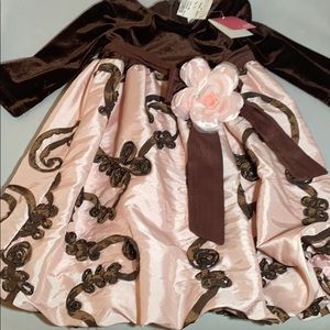 Girls Barney’s NY NWT 24M 2T pink dress Le Pink